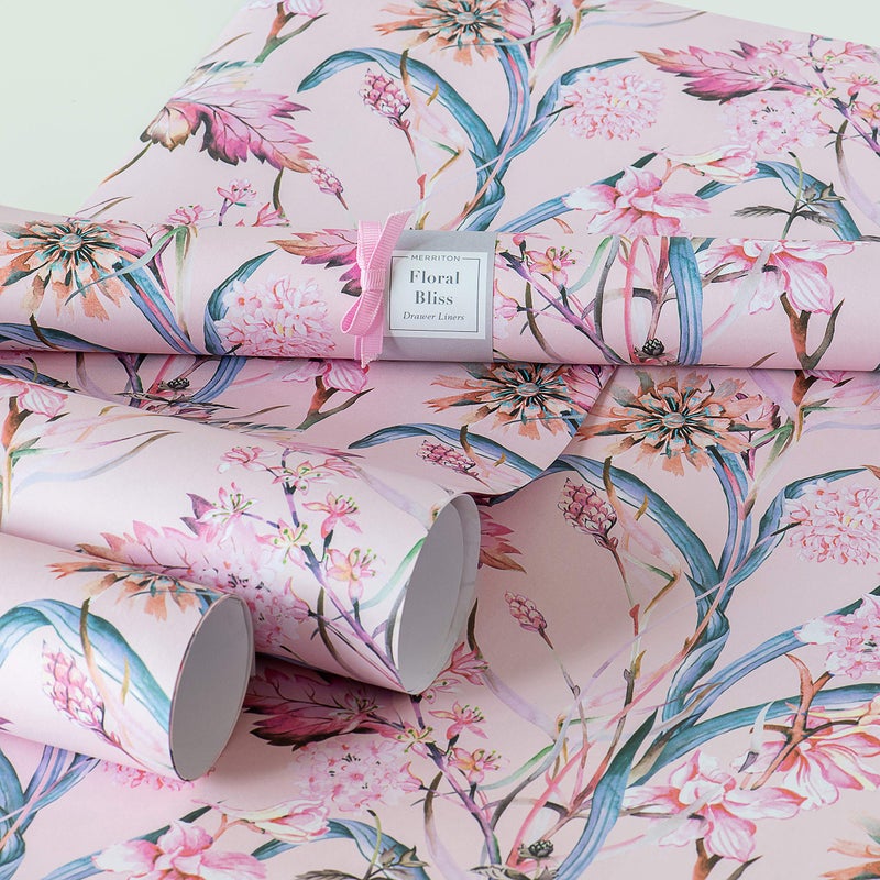 Merriton Scented Drawer Liners for Dresser Fragrant Paper Liner for Drawers Cabinet Shelf Linen Closet and Kitchen Scent Liners Non Adhesive (Floral Bliss) - Image 4